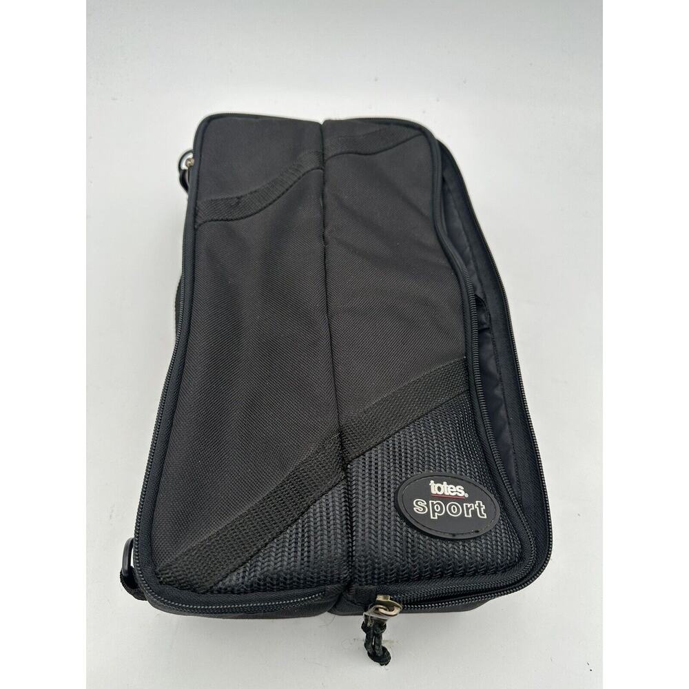 Totes Sport Estate Insulated Wine Tote With Service For 2 in Black